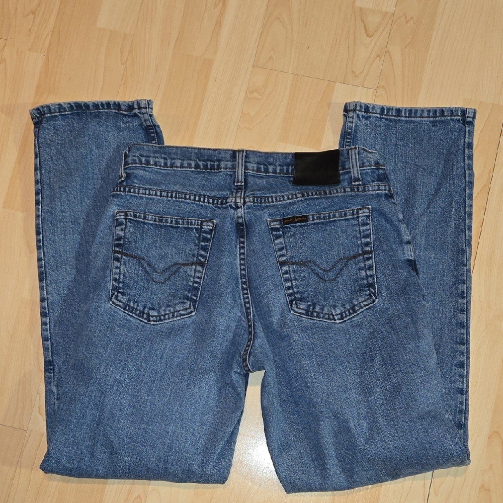 Harley Davidson Straight Leg Denim Women Jeans Size 10 Moto Rider